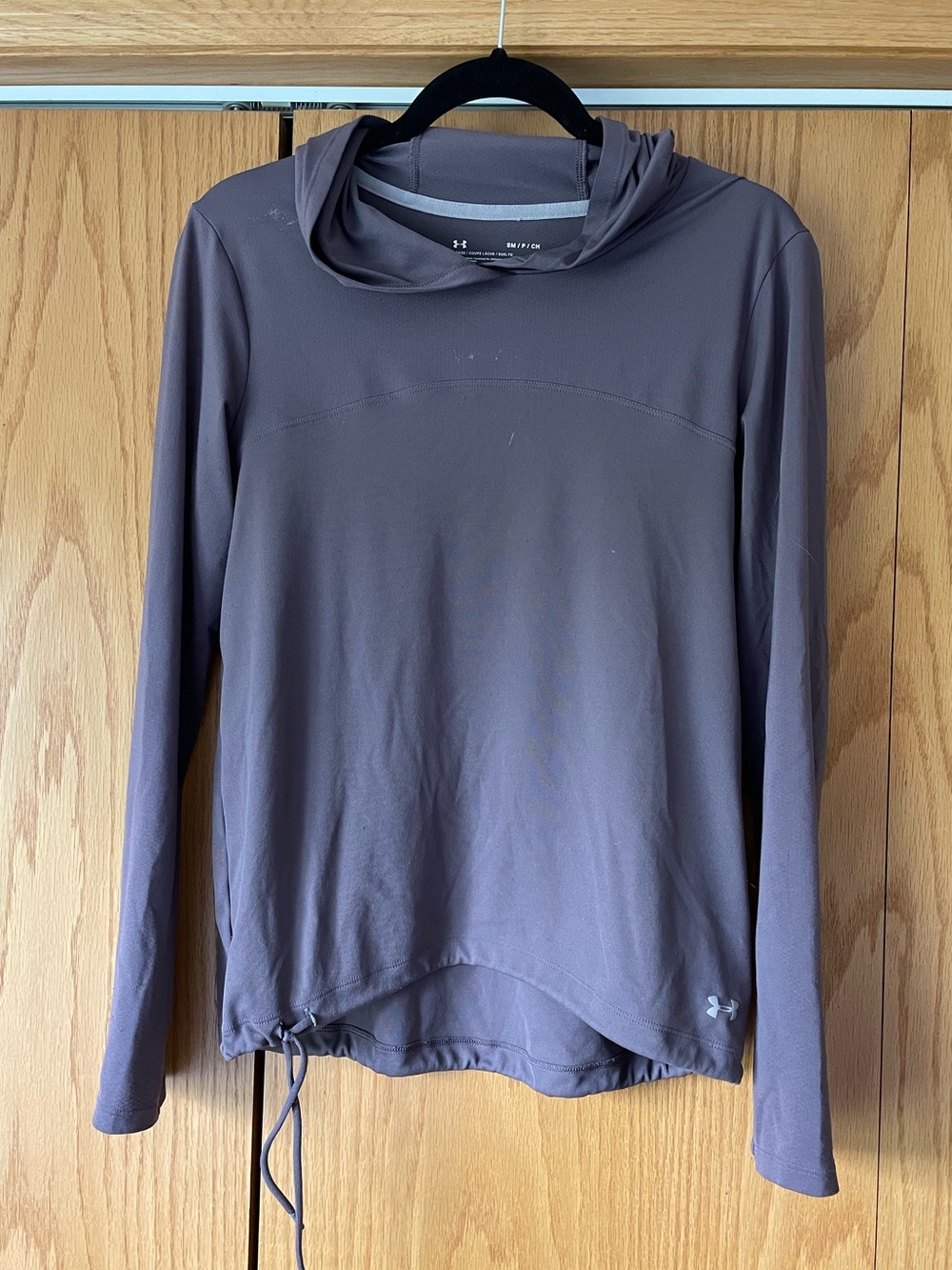 Under Armour Women's Long Sleeve Hooded Performance Top - Mauve